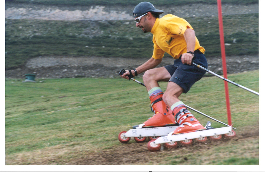 Ski sur herbe dans les Pyrnes c'est possible